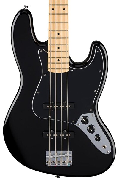 Genel Markalar Squier Affinity Jazz Bass Akçaağaç Klavye Black Bas Gitar