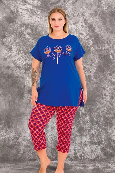Viselya Set pijama Capri de mărime mare