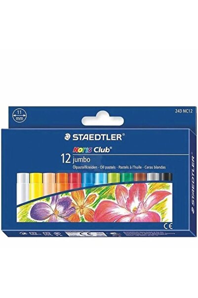 Staedtler 243 12 قطعة من ألوان الباستيل الزيتية الكبيرة من نوريس