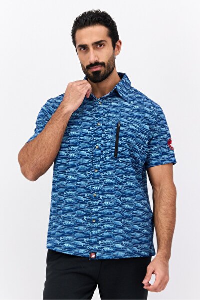 Canada Weather Gear Men Sportswear Fit Short Sleeve Training Polo Shirt, Navy