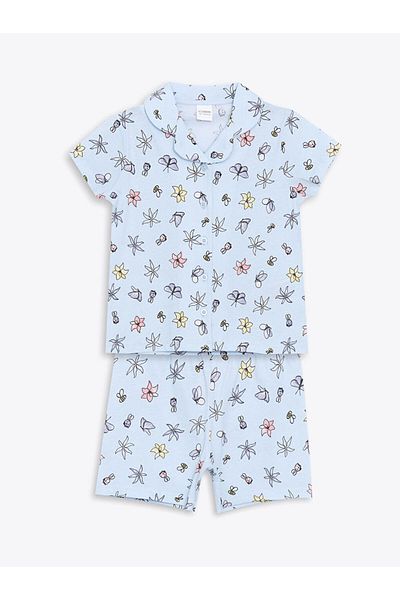 LC Waikiki Set pijamale pentru fete imprimate sezon nou - S5CB79Z1
