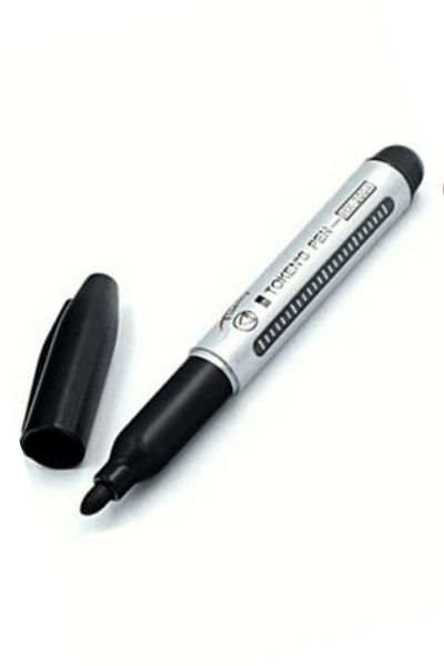 usin 3Pcs Black Round Tip Permanent Indelible Marker Marker Black Parcel Sack Package Box Shipping Pen