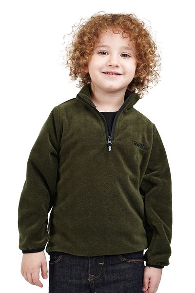 Merdia Kids Момчешки полар, жилетка с яка стойка и половин цип