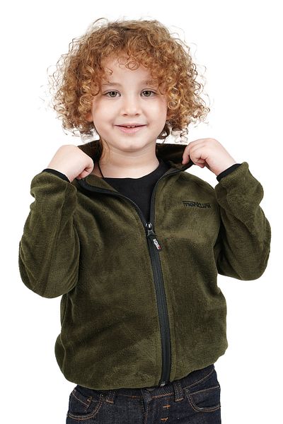Merdia Kids Суитшърт с цип и яке от поларен полар за момче
