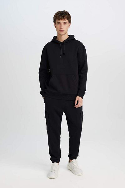 DeFacto Pantaloni de sport Jogger Regular Fit de sezon nou - Buzunar cargo și picior elastic