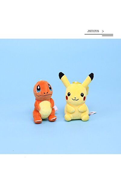 NB market مجموعة من قطعتين من لعبة البوكيمون القطيفة تشارماندر وبيكاتشو مقاس ...