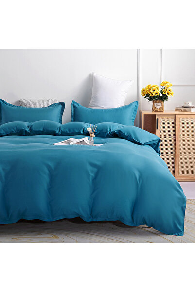 sharpdo 4-Piece Bedding Set Sheet set,with 1 Duvet/Quilt Cover And 1 Flat sheet And 2 Pillowcases King