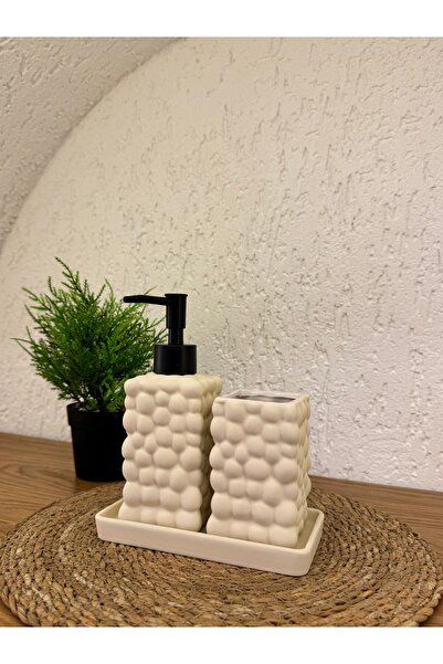 Mell and More Banyo Seti 3 Parça Bubble Sabunluk