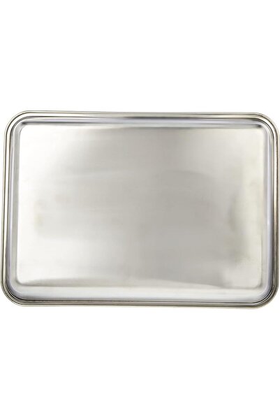 RAJ STEEL DEEP BAKING TRAY, 395X275X64 MM , SILVER, HKDT0L, Baking Tray , Cake Tray , Cookies Tray