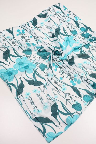Modakaşmir Patterned Bamboo Scarf - Pattern-07 - Color-04