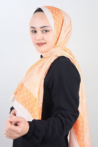 Emproyal Patterned Natural Silk Shawl - Pattern-07 - Color-07