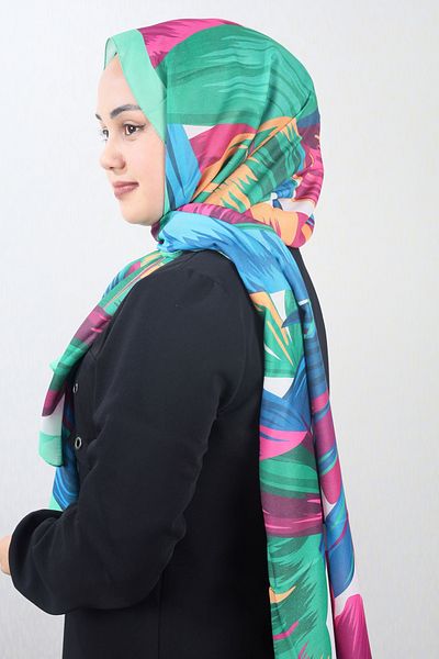 Emproyal Patterned Natural Silk Shawl - Pattern-10 - Color-06