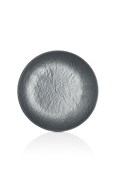 Külsan Melamine Dinner Plate Set 26 Cm 4 Pieces GRAY Color