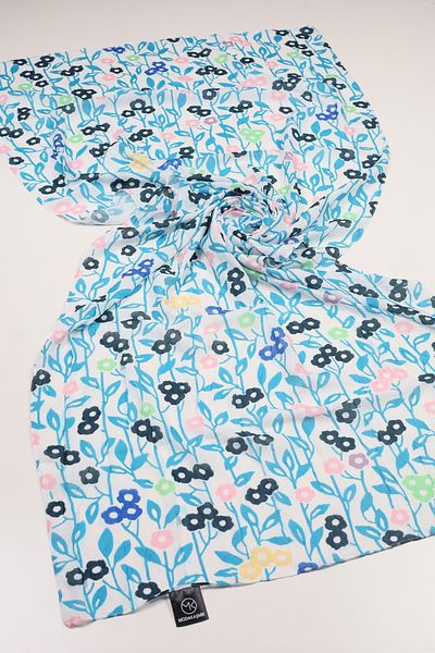Modakaşmir Fashionable Cashmere Patterned Bamboo Crash Shawl - Pattern-02 - Color-12