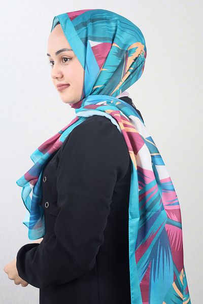 Emproyal Patterned Natural Silk Shawl - Pattern-10 - Color-07