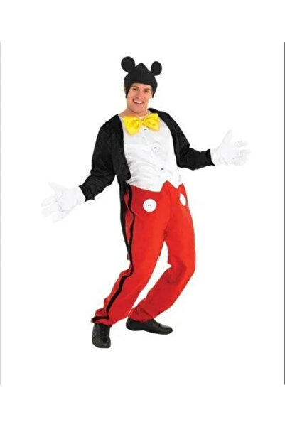 YÜSÜ Yetişkin Mickey Mause Kostümü