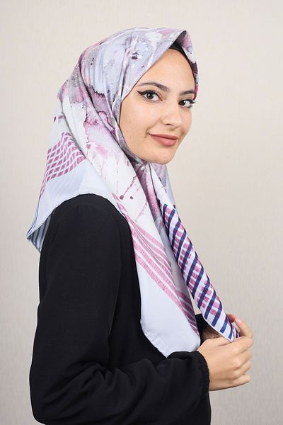 PİRAMİT Μοτίβο πυραμίδας Ψηφιακό μαντίλι Tivil Pattern-54 - Color-05