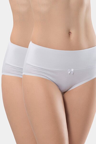 TÜREN Chiloți din Lycra pentru femei (Pachet de 2) 964/ALB