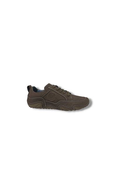 Zerhan 246-325 Ανδρικά παπούτσια με κορδόνια Nubuck Δερμάτινα casual