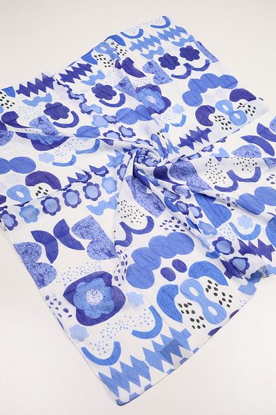 Modakaşmir Patterned Bamboo Scarf - Pattern-01 - Color-25