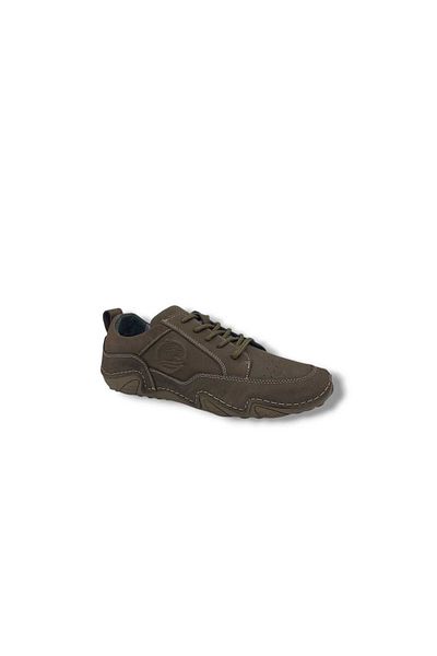 Zerhan 246-325 Ανδρικά παπούτσια με κορδόνια Nubuck Δερμάτινα casual