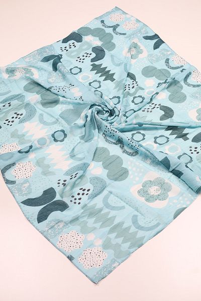 Modakaşmir Patterned Bamboo Scarf - Pattern-01 - Color-23