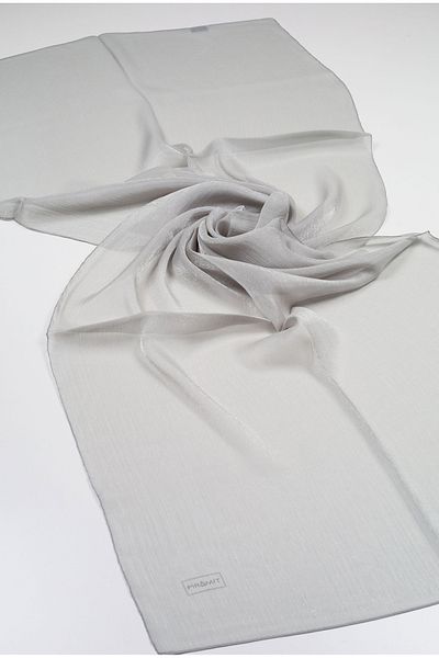 PİRAMİT Pyramid Solid Color Tulle Evening Dress Shawl - Pattern-01 - Color-08