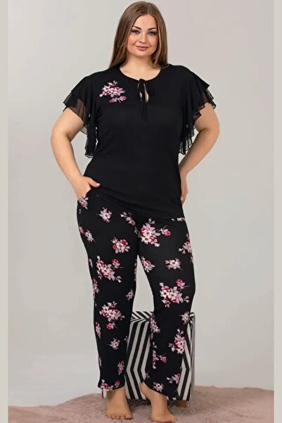 Viselya Plus Size Pajama Set