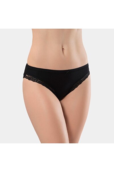 TÜREN Bikini material elastic cu volane pentru femei (pachet de 2) 238/negru