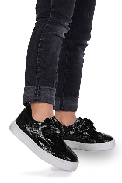 KARAMAZI Richie Patent Leather Velcro Daily Boy's Casual Shoes