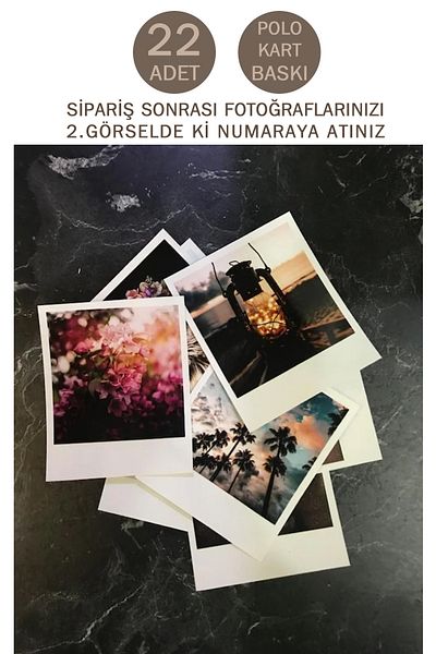 yhfoto 22Pcs Polokart Printing - Photo Printing - 7X10 Polo Card Photo Printing
