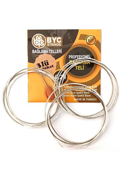 LongMoon 3BYC20 - 3 Packs Long Handle Tied Flake Wire 0.20
