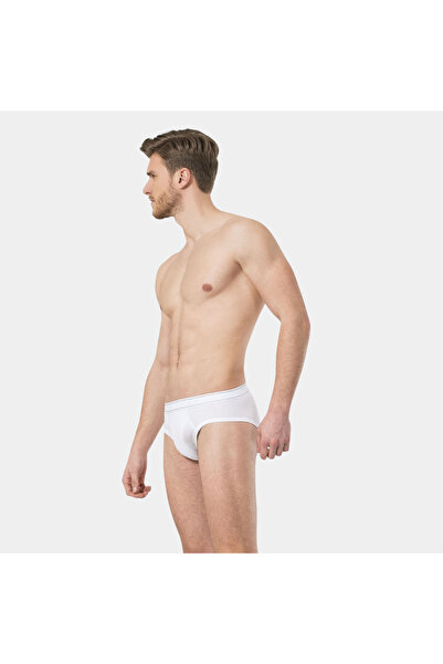 TÜREN Ανδρικό εσώρουχο Türen ελαστικό ύφασμα Slip 166/Λευκό