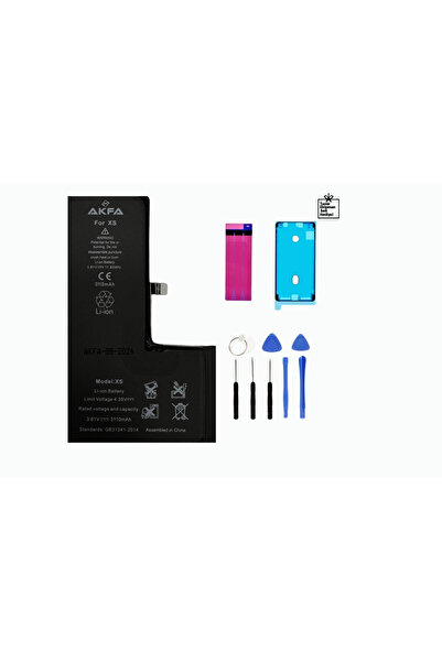 Akfa nano Iphone Xs Uyumlu %40 Güçlendirilmiş Telefon Bataryası 3110 Mah Tami...