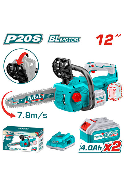 TOTAL LI-ION AKÜLÜ ZİNCİRLİ TESTERE-TGSLI201286