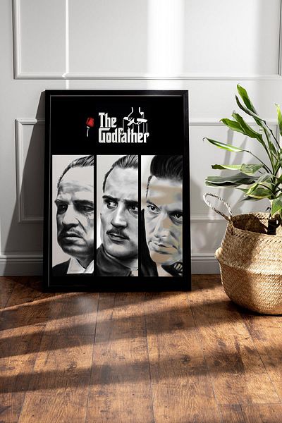 Saturn Pictură înrămată The Godfather - Pictură poster film The Godfather