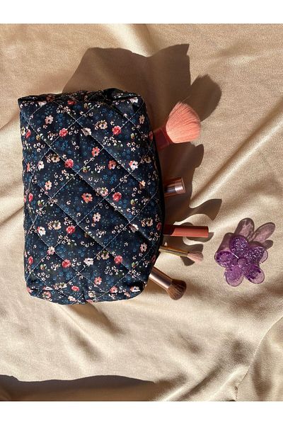 ESY LİNE Retro Pattern Luxury Handbag and Makeup Bag