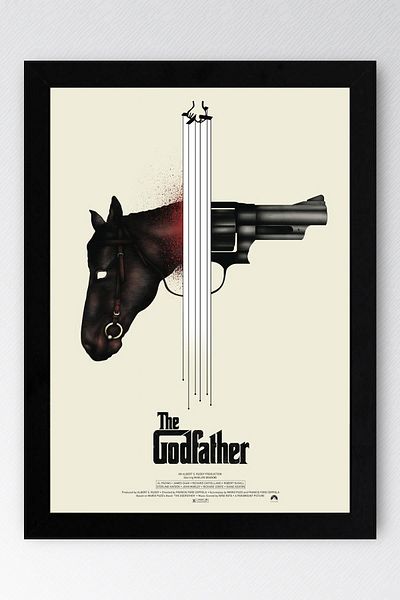 Saturn Pictură înrămată The Godfather - Pictură poster film The Godfather