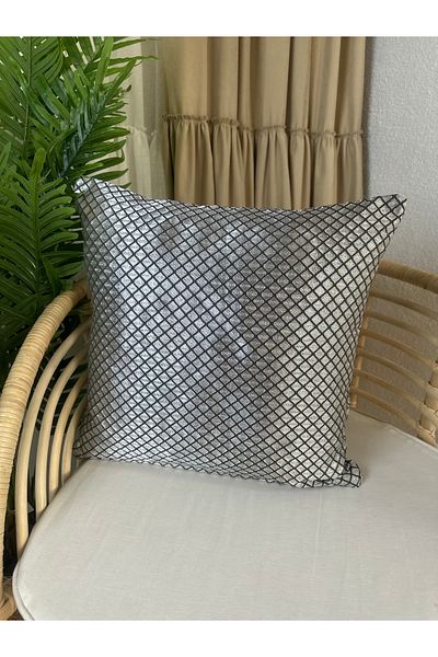 Decamor home Husa de perna pentru lounge argintiu platinat