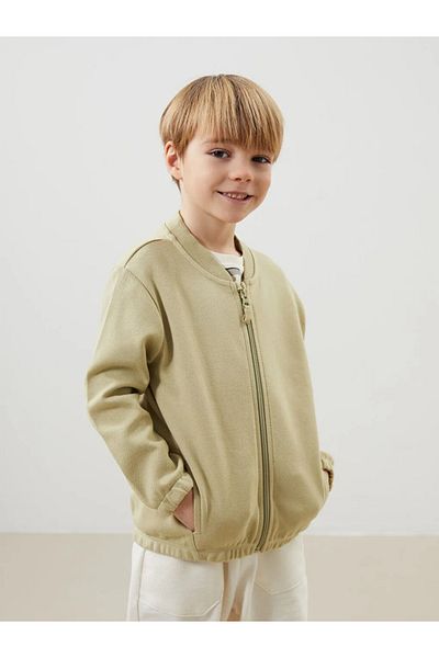 LC Waikiki Φούτερ LCW Kids Basic Boy με φερμουάρ