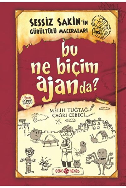 İthaki Yayınları Sessiz Sakin'in Gürültülü Maceraları 10 - Bu Ne Biçim Ajanda...