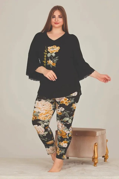 Viselya Σύνολο πιτζάμας συν μέγεθος