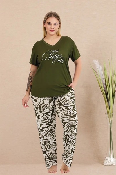 Viselya Set de pijamale marimi mari