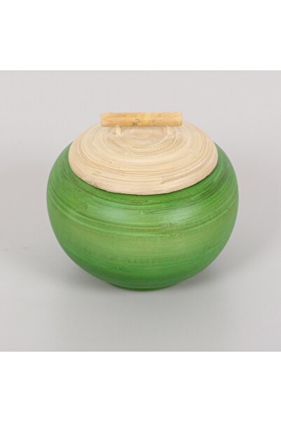 Mylamp 13x13cmNatural Bamboo Storage Box - Fanus