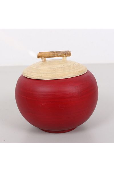 Mylamp 13x13cmNatural Bamboo Storage Box - Fanus