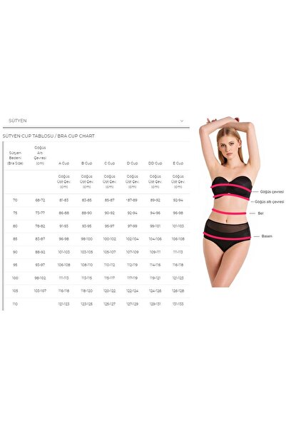 Magic Form Dantel Detaylı Klasik Push Up Destekli Sütyen- 3589