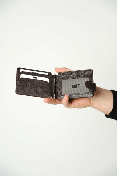 MFT Leather Design Мъжки портфейл - Естествена кожа, кафяв цвят, модел 3115