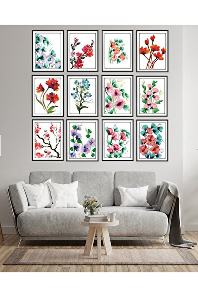 kutuTR Dekorize Mdf Tablo Seti 12 Parça 3 Mm - Salon Oturma Yatak Odası Için ...