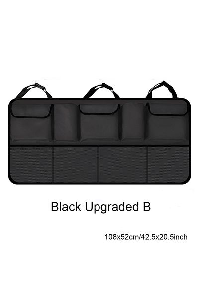 Choice Black upgraded B Auto Storage Organizer Car Trunk Bag Universal Large Capacity Backseat Storage Bag