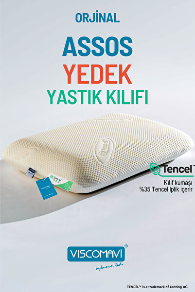 viscomavi Assos Yedek Yastık Kılıfı